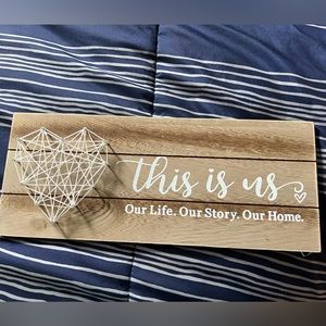 This is us home decor sign